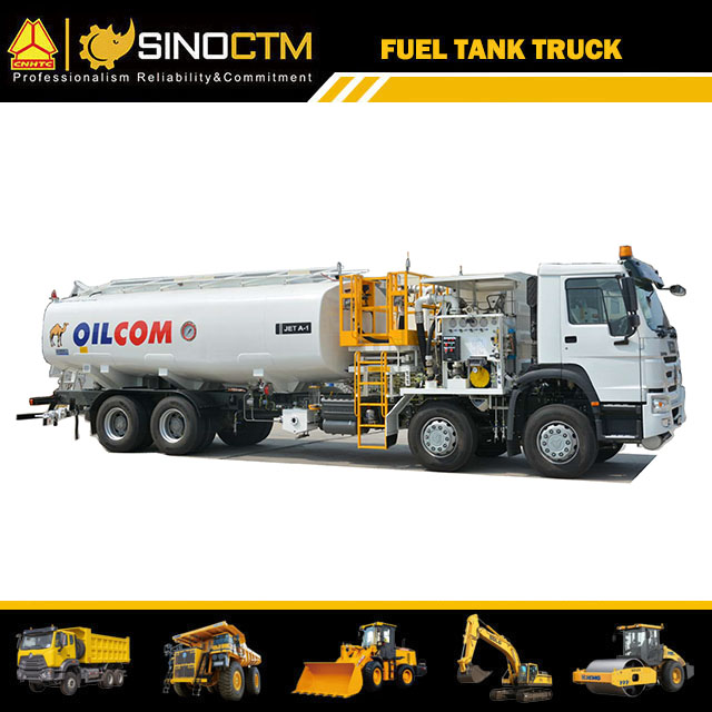 Jet Fuel Fuel Tank Truck For Work With Pump