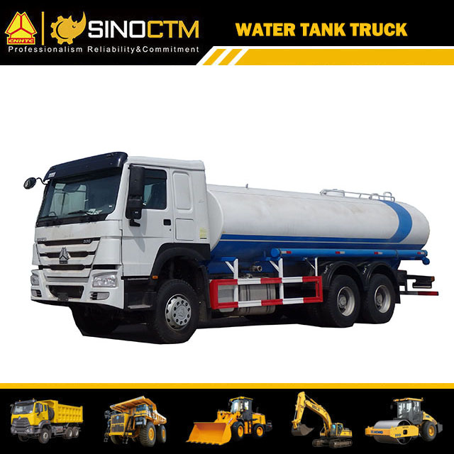 Stainless Steel Water Tank Truck For Road With Sprinkling