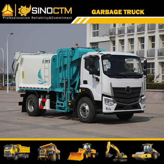 Long Range Metal Fuel Tank Truck For Garbage