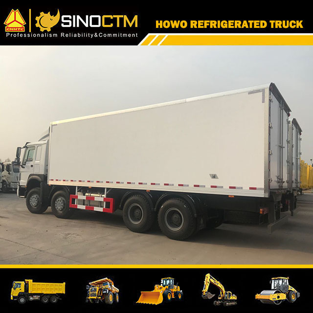 SINOTRUK HOWO 8X4 Refrigerated Truck 28ft