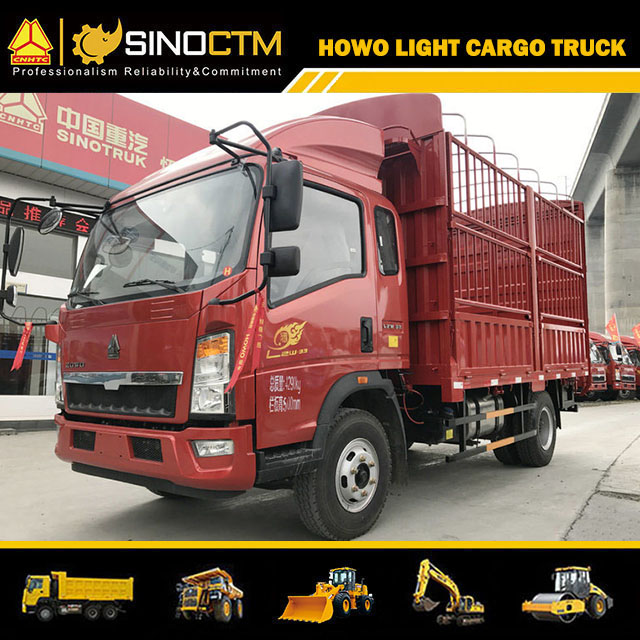 SINOTRUK HOWO 4X2 Stake Cargo Truck 12FT