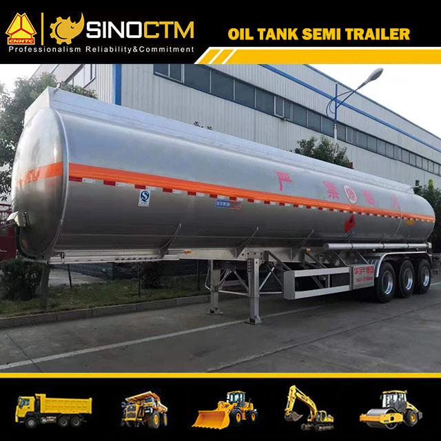 Three Axles 35CBM Oil Tanker Semi-Trailer