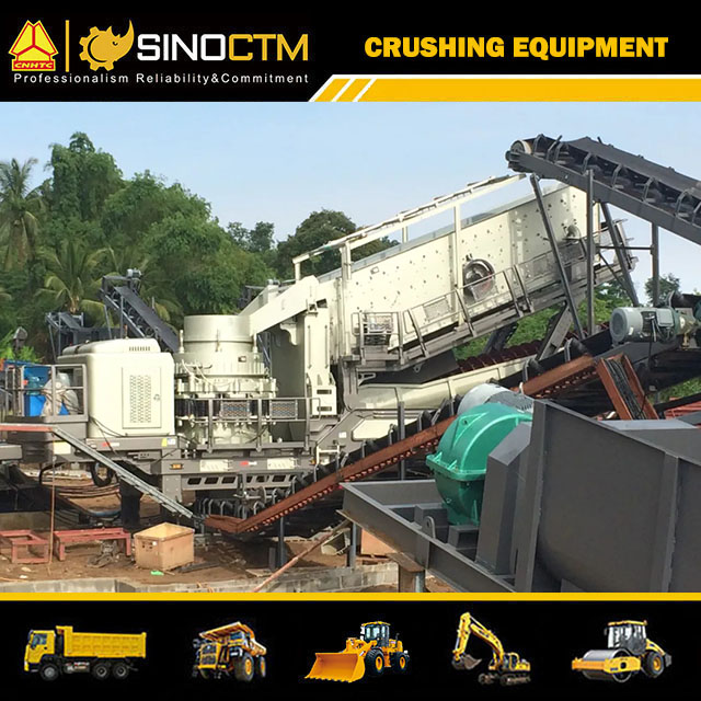 Tyre Wheel Mobile Spring Cone Crushing Plant 