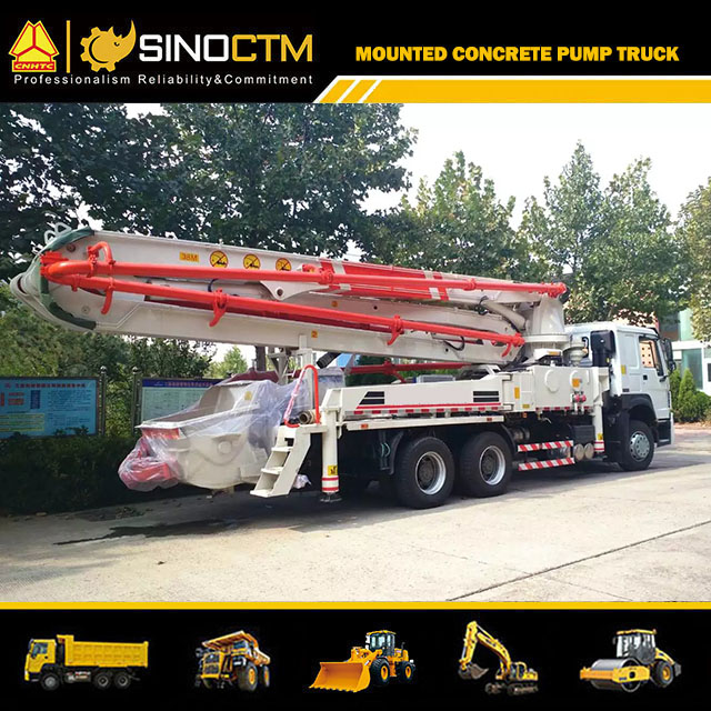 HOWO Boom Concrete Pump Truck（39m） 