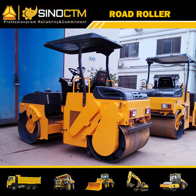 YZC4 DOUBLE DRUM VIBRATORY ROLLER 4T