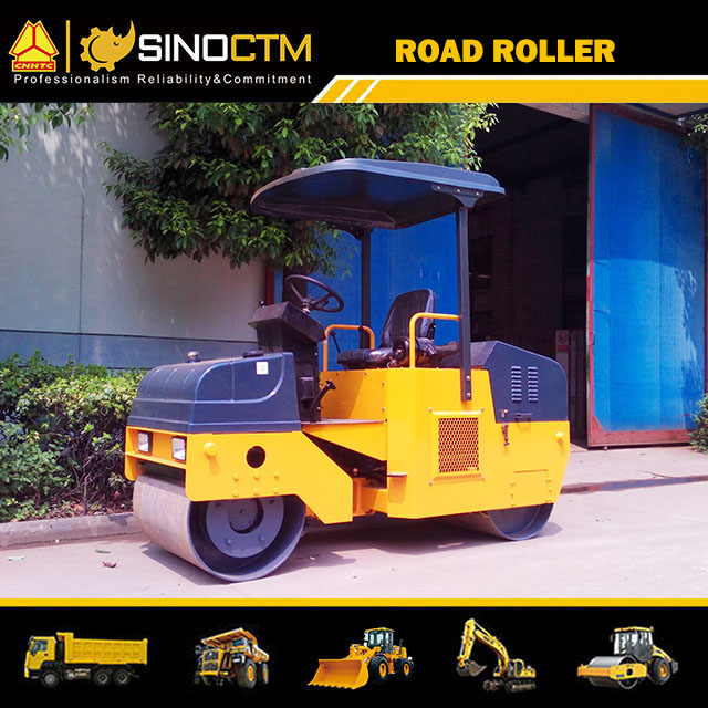 DOUBLE DRUM VIBRATORY ROLLER 2T