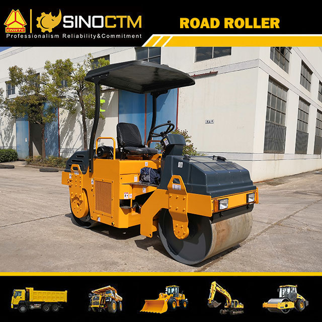  YZC3 DOUBLE DRUM VIBRATORY ROLLER 3T