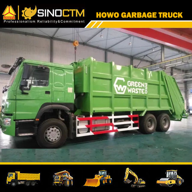 SINOTRUK HOWO 6X4 Garbage Truck 20cbm