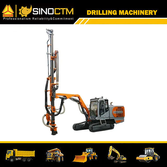 JK520 Crawler Mounted Hydraulic DTH Drilling Rig