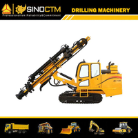 JK730 Crawler Mounted automatic rod exchange DTH Drilling Rig