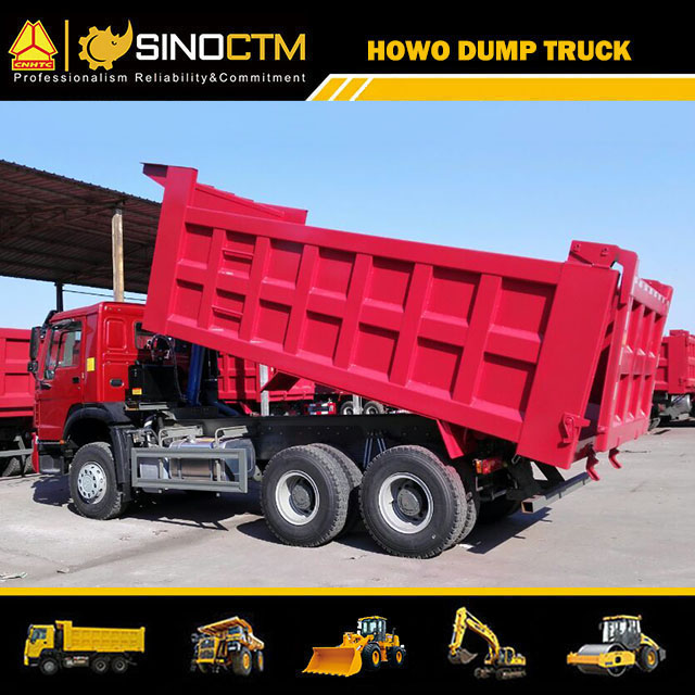 SINOTRUK HOWO 6X4 Dump Truck(Rectangular body)