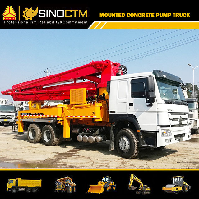 HOWO Boom Concrete Pump Truck（37m）