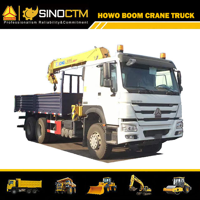 SINOTRUK HOWO 6X4 Boom Crane Truck