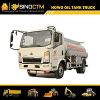 SINOTRUK HOWO 4X2 Light Fuel Tank Truck 6cbm