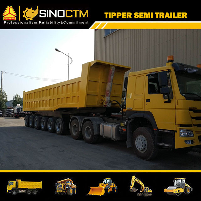 Six Axle Dump Semi-Trailer