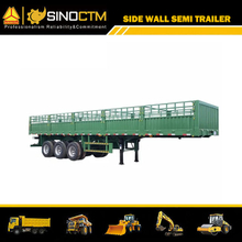 Three axles 60 ton Bulk Grain Bin Trailer