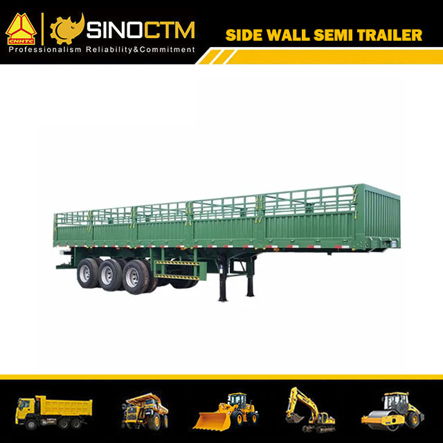 Three axles 60 ton Bulk Grain Bin Trailer