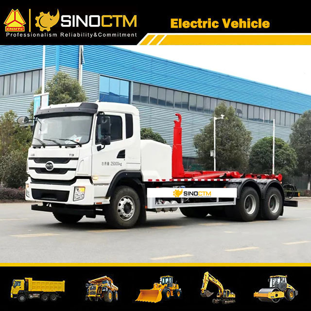 BYD Electric Hook Lift Garbage Truck 16 CBM