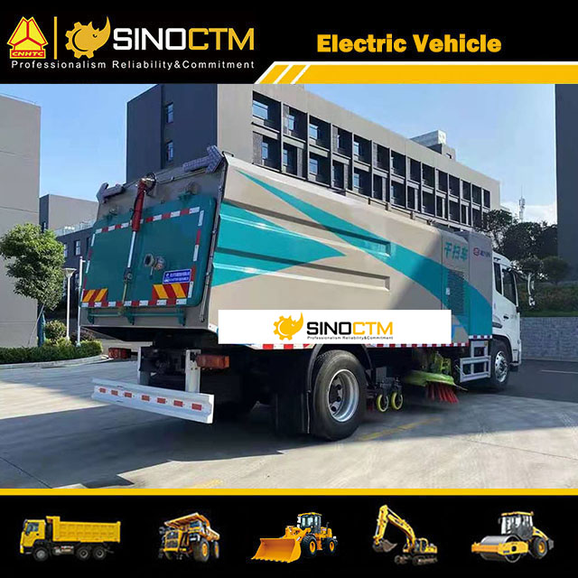 DONGFENG Electric Vacuum Sweeper Truck 8CBM