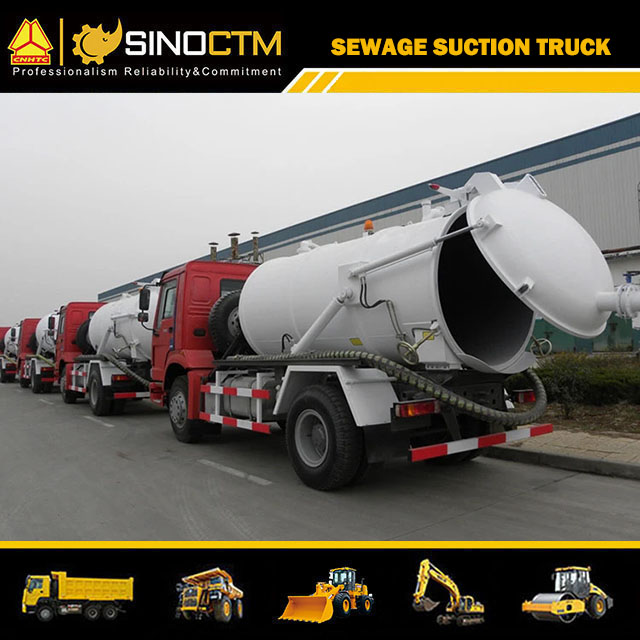 SINOTRUK HOWO Sewage Suction Truck 10 CBM