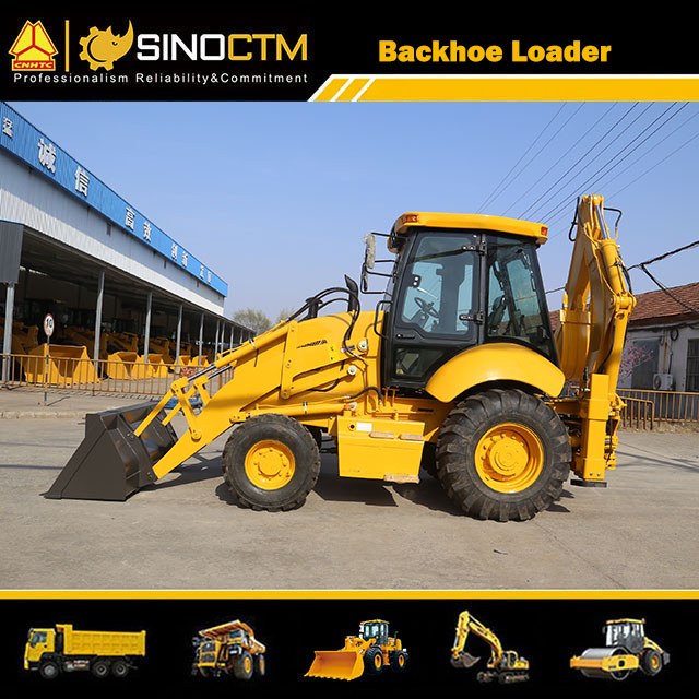 Telehandler Hydraulic Wheel loader With Backhoe