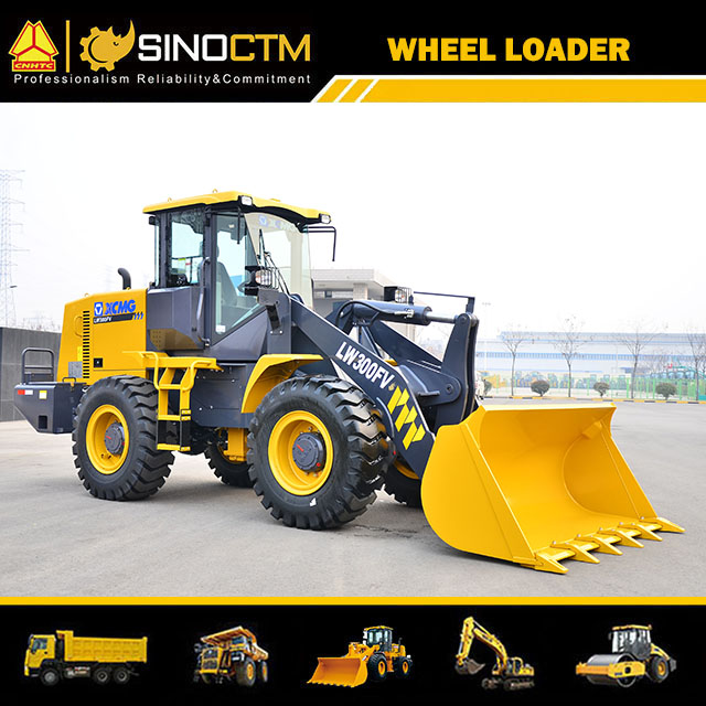 Spring Loaded Compact Wheel loader For Projects