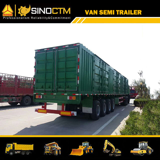 Four Axle Van semi trailer 